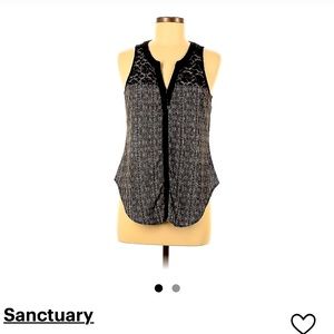 Sanctuary sleeveless blouse